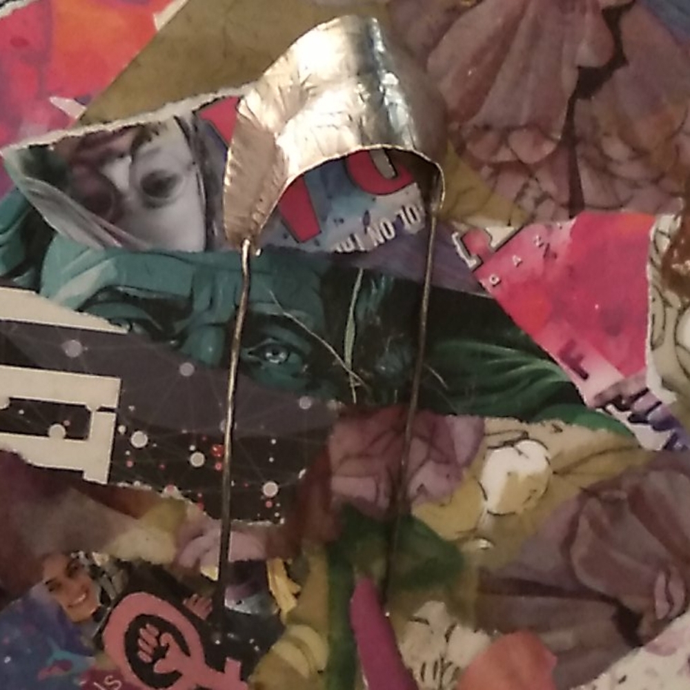 Sterling Silver Hair Pic/ comb French twist